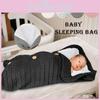 Premium Baby Sleeping Bag W/ Lamb Wool Infant Swaddle Stroller Wrap Knitted Blanket