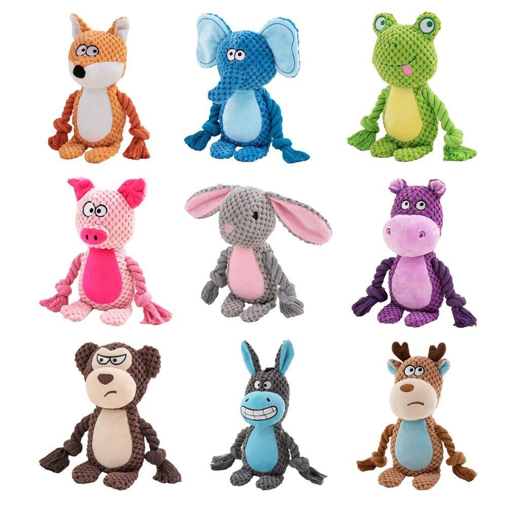 

Interactive Dog Squeaky Toy Plush Pet Chew Toys Funny Squeaky Plush Dog Toys Cat 6