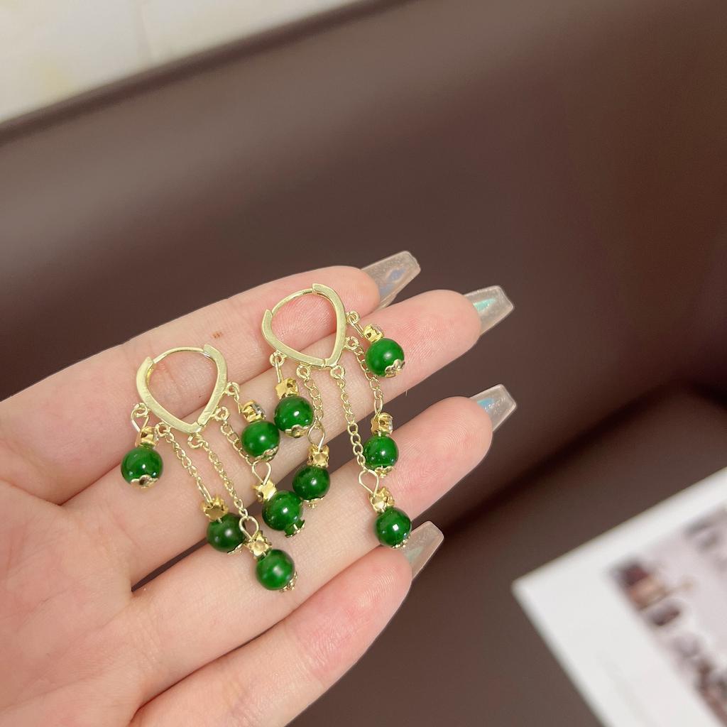 1Pair of Women's Fashion Pendant Earrings, Elegant and Luxurious Fringed Design Earrings, Suitable for Parties and Banquets