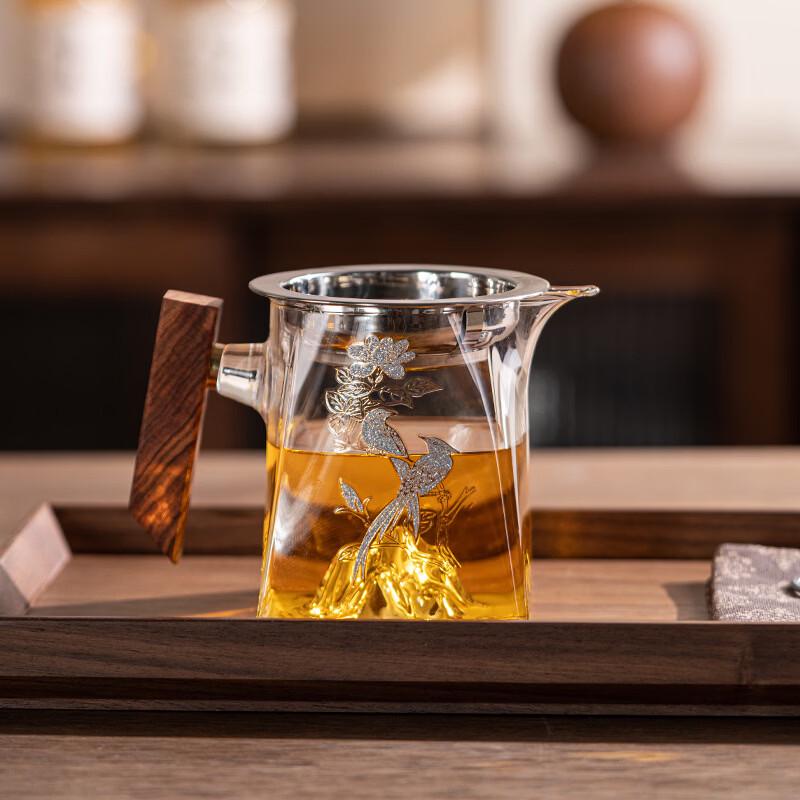 De ou Starlight Wood Handle Glass Fairness Cup