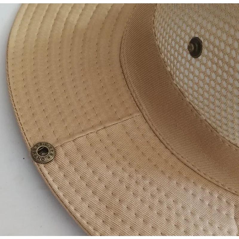 Summer Mesh Fishing Hat Outdoor Breathable Casual Cool Hat Mountaineering Sun Fisherman Hat (7 Colors)