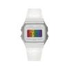 Customized Watch Modified Series Rainbow Bubble Quartz Resin Strap Same Style for Men and Women CaiHongPaoPaoBaiSeBiaoPan(CaiHongTiaoTang)
