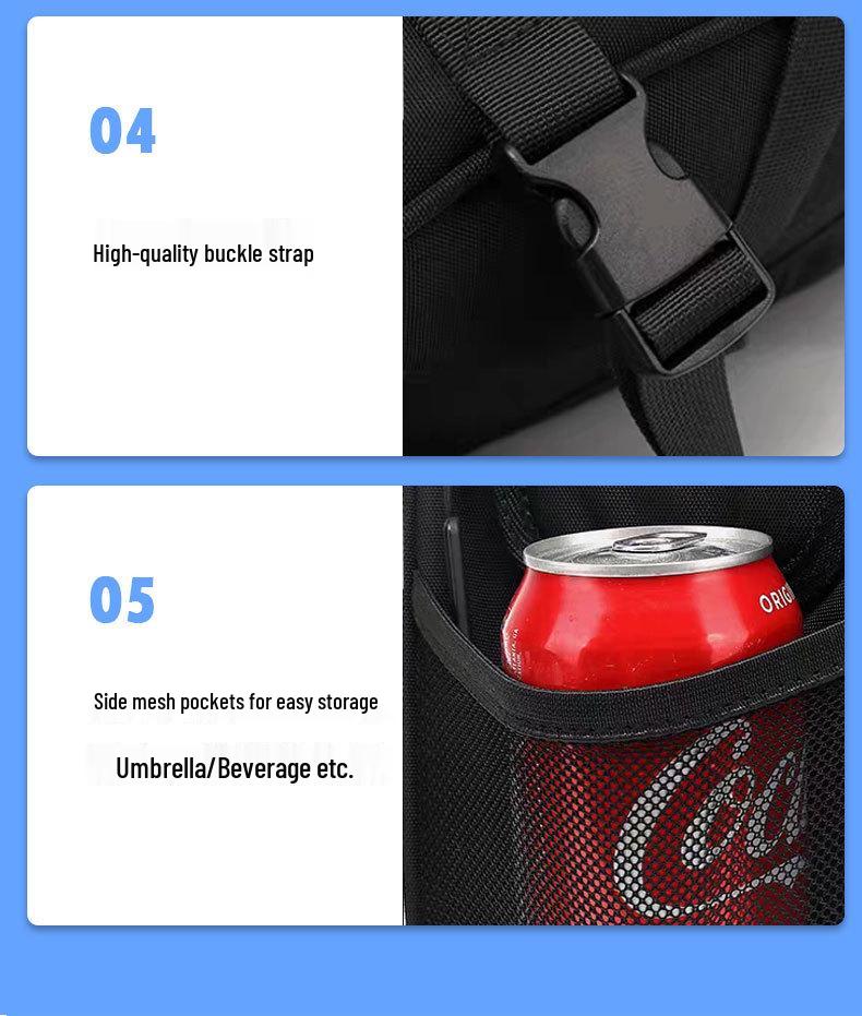 Waterproof Motorcycle Saddlebag - Large-Capacity, Versatile Travel Side Bag for Long-Distance Riding