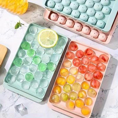 33 Grids Ice Ball Cube Tray Jelly Maker Ice Maker Tray Plate Round Ice Ball And Diamond Shape Maker Ice Tray Mold