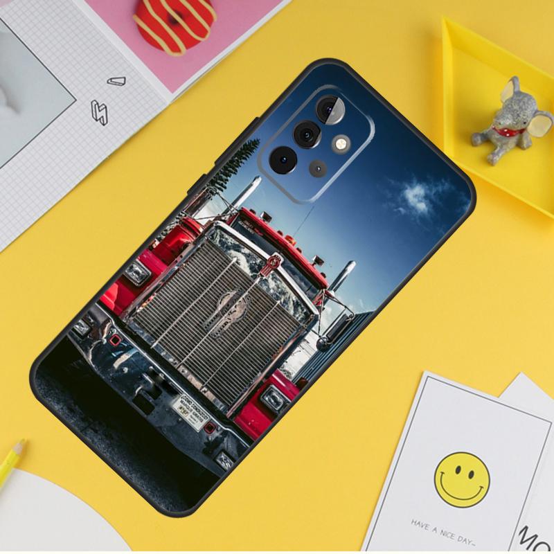 Cool Heavy Truck Car Case For Samsung Galaxy A54 A34 A14 A56 A52 A53 A16 A26 A36 A55 A35 A15 A32 A12 A33 A13 A17