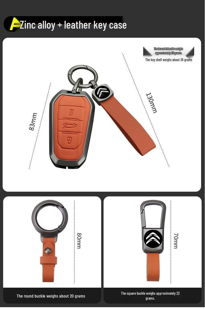 C4L, C6, C5X, C3XR & Tianyi Key Shell for Citroën Cars
