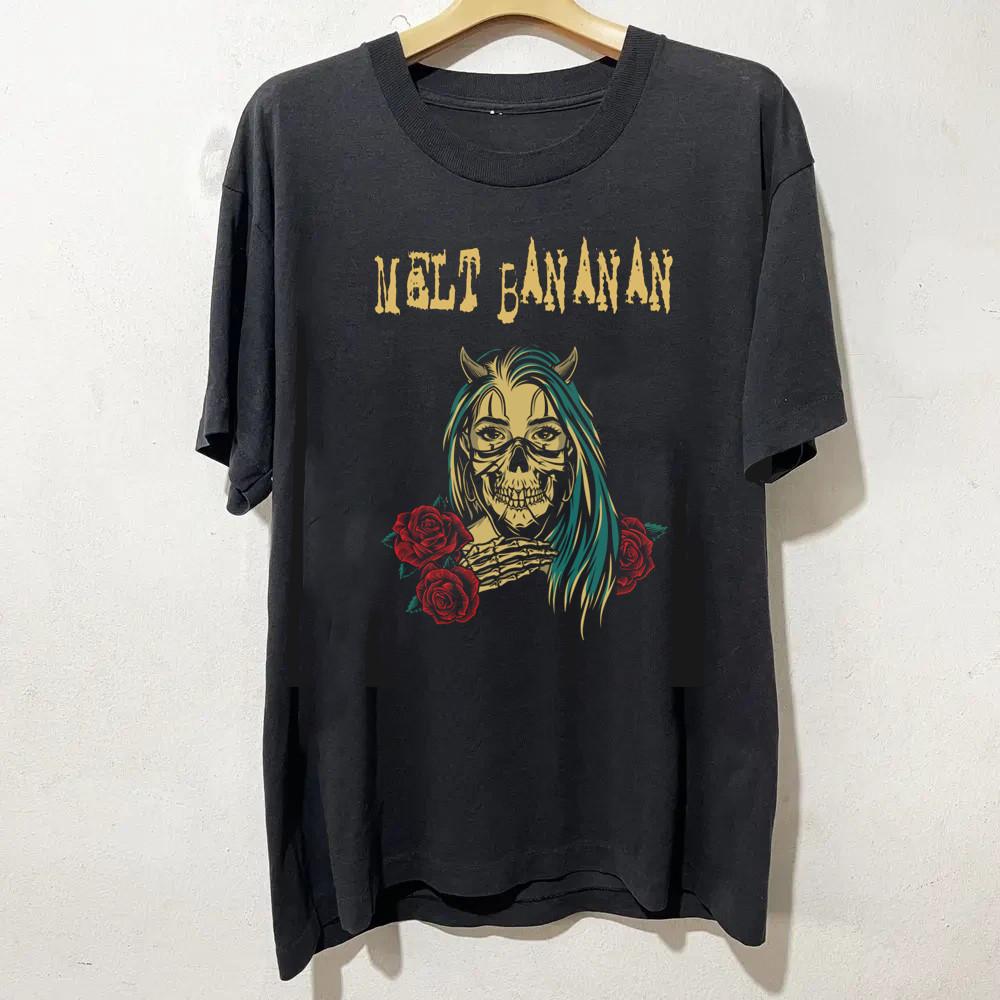 

RARE! Melt-Banana Black Cotton All size S-5XL AD653 Unisex T-Shirt XL