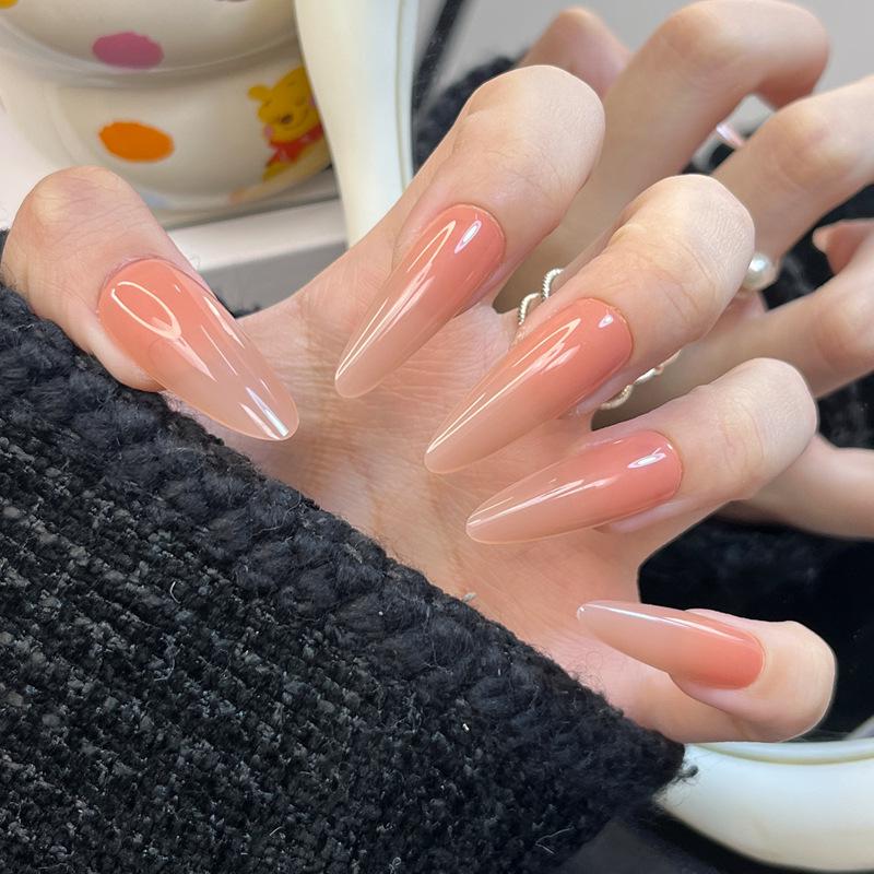 

Трендовый осенне-зимний длинный маникюр: Ручная работа, Съемные накладные ногти и наклейки Pre-made Strips#30pcs/board