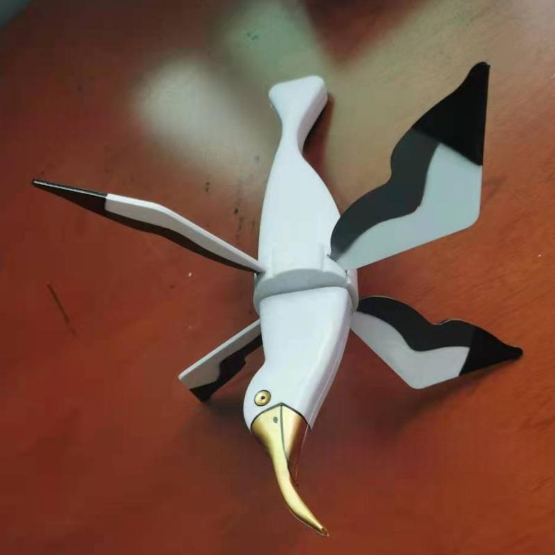Seagull Windmill Ornaments Garden Ornament Creative Miniature Sculptures Luxury Modern Aesthetic Sculpture Home Decorations