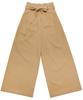 Monkey Flower Women'S Elastic Belted Wide Pants Beige / Mf0Wpt02F30