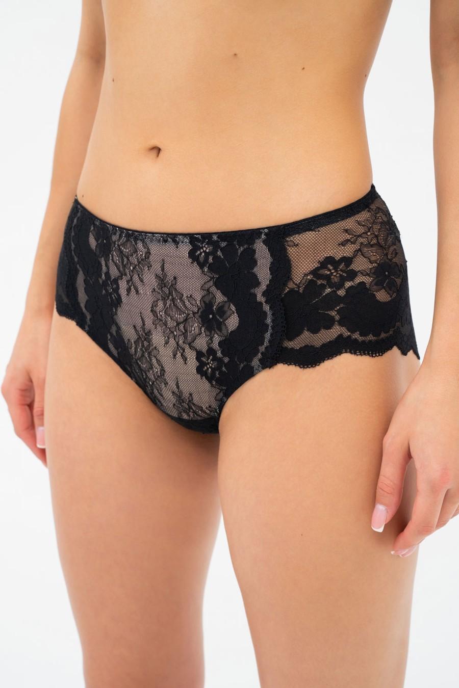 

Трусики-шортики Effetto (93564) 6(2XL) прозорий колір чорний