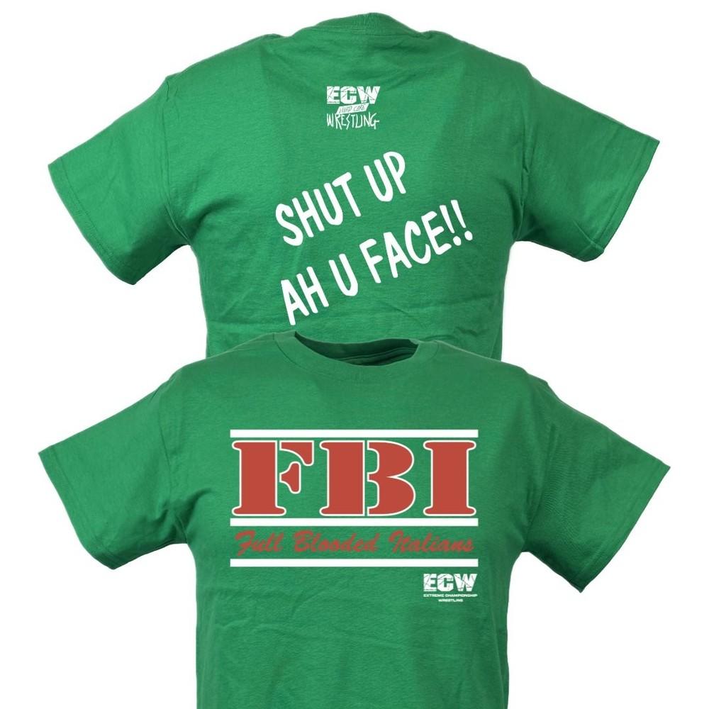 Футболка FBI Full Blooded Italian ECW Wrestling L
