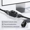 1/3/5PCS Cat6 RJ45 Keystone Coupler Network Ethernet Dual Straight Head Lan Cable Connectors Internet CAT 6 6a Extender Plug
