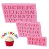 Alphabet Number Silicone Mold DIY Letter Number Fondant Chocolate Jelly Candy Pastry Baking Mould Cake Decorating Tools
