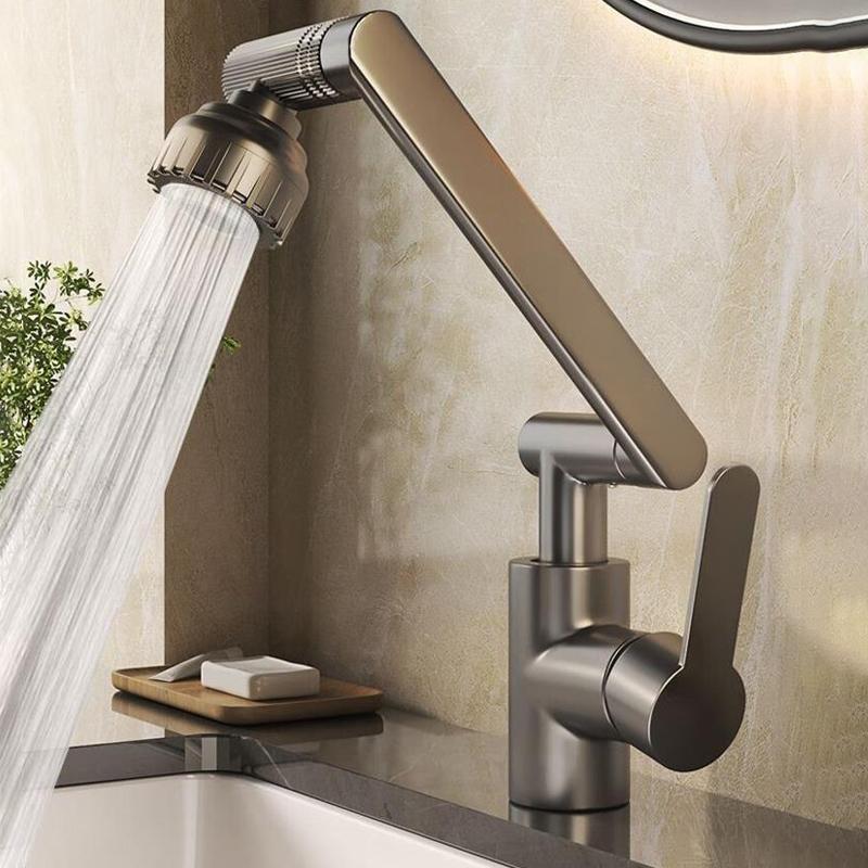 Universal Dual-Mode Rotating Faucet Mechanical Arm Wash Basin Kitchen Bathroom Hot And Cold Household Basin Wash Basin Wash Up