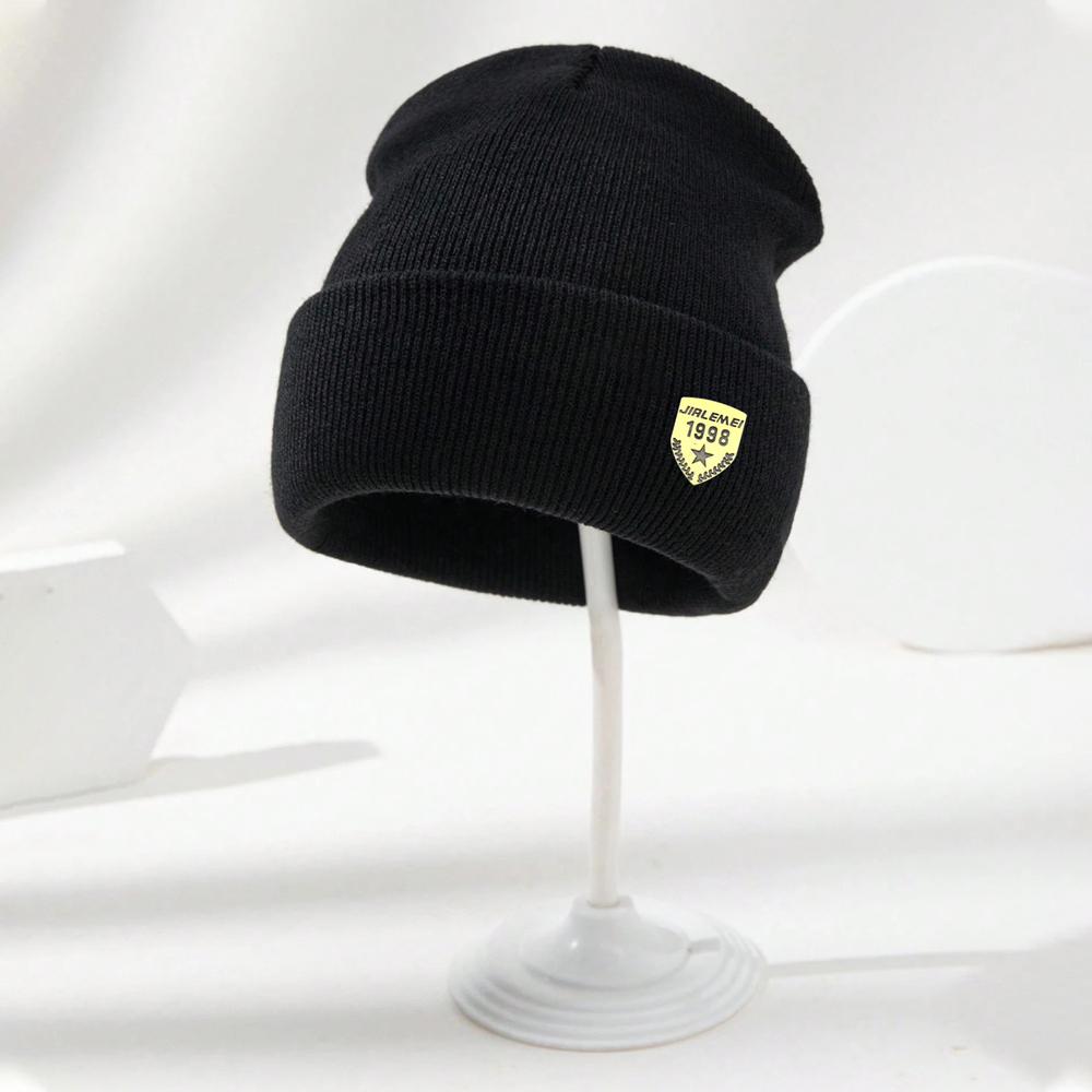 1pc Men's Outdoor Casual Beanie Hat,Warm Windproof Elasticity Head Cap,Suitable for Skiing and Outdoor Activities Winter Outfit