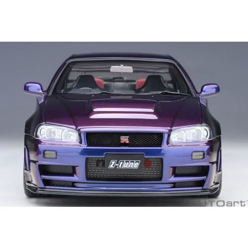 AUTOart 1/18 Scale Nismo R34 GT-R Z-tune Midnight Purple III Finished Product