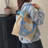 2025 Exquisite Embroidery Eco-Friendly Nylon Canvas Crossbody Shoulder Bag for Women