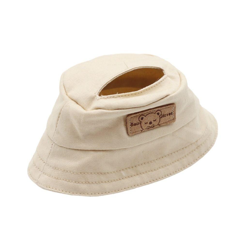 

Панама Кукла Лабубу Панама Рыбака Одежда для Куклы Плюшевая Одежда для Куклы Детский Подарок бежевый