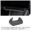 Under Screen Storage Box for Tesla Model Y/YL Juniper 2025 Model 3 Highland 2024 Center Control Tissue Organizer Accessories