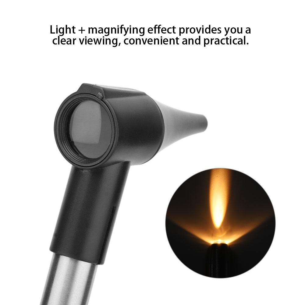 Professional Otoscope Endoscope Ear Oral Care Speculum Magnifying Lens Set