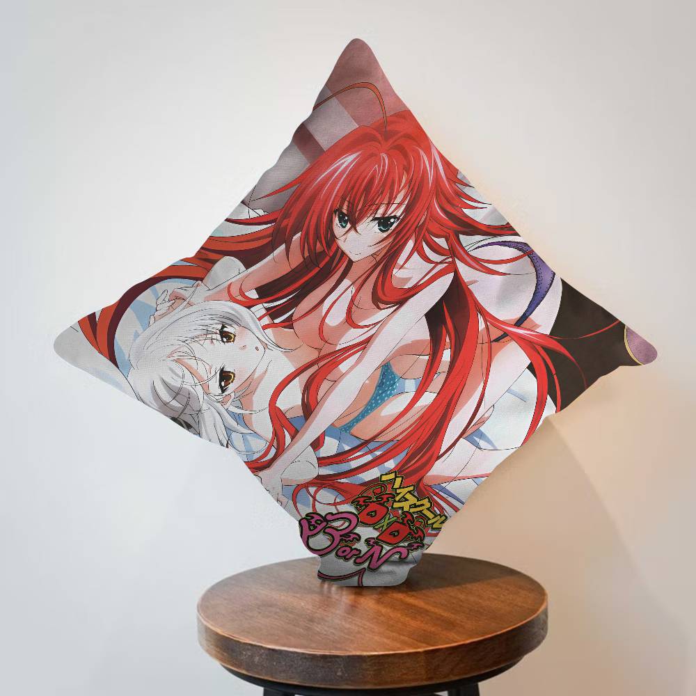 Cartoon High School DxD Cushion Cover Pillow Cover Decor Pillowcase Printed Cushion Case for Couch