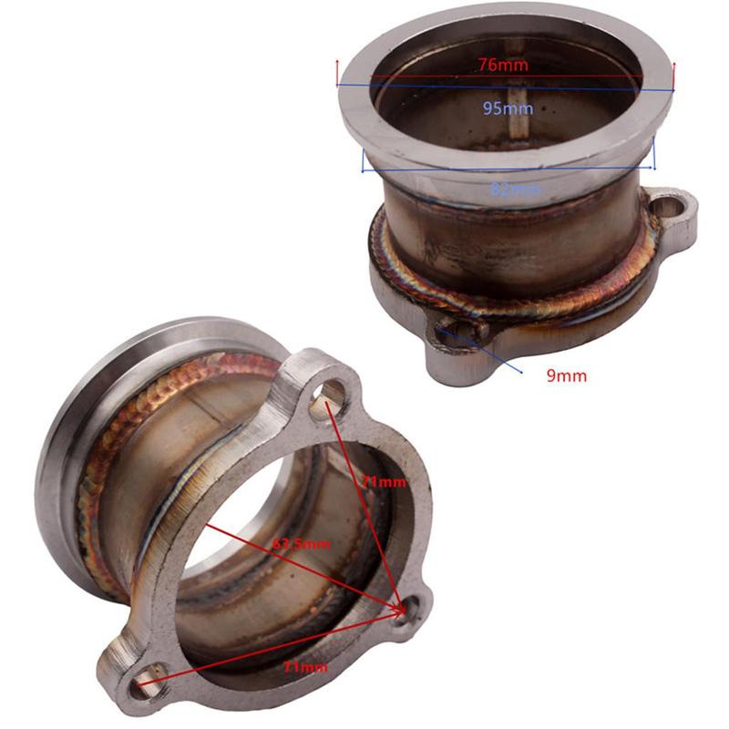Downpipe Adapter Flens 3 V-Band voor GT2560R GT28 GT28R GT2860RS