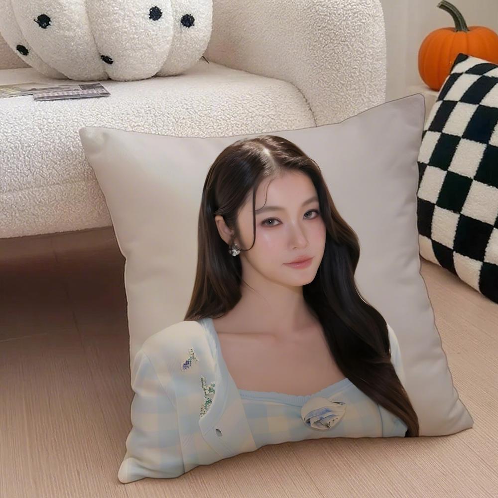 Thai Fashion NNamtan Tipnaree WWeerawatnodom Cushion Cover Throw Pillow Cover Hidden Button Durable Polyester Chair Cushion