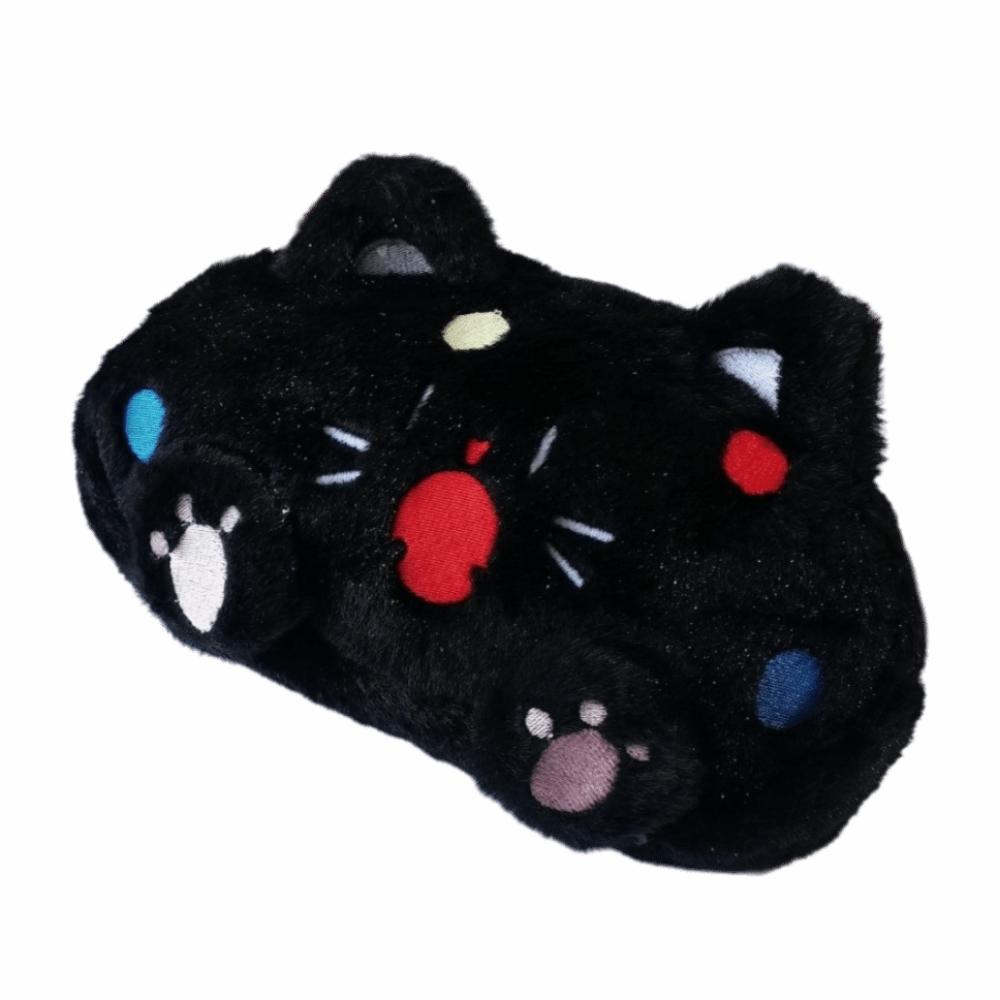 Zabawny Kot Kreskówka Piórnik Kawaii Duża Pojemność Torba do Przechowywania Artykułów Papierniczych Uroczy Puszysty Kot Nadrukowany Piórnik Do Użytku Studenckiego