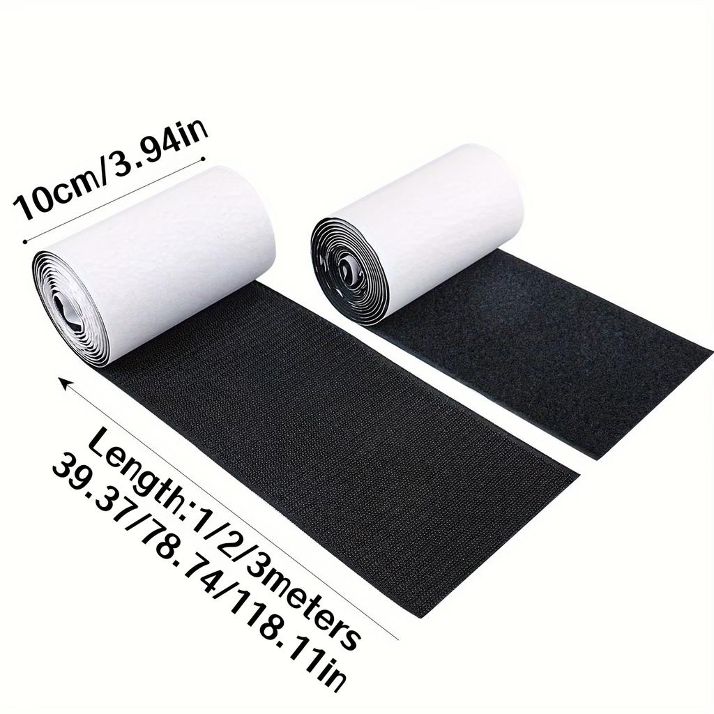 1pc Couch Cushion Non Slip Pads To Keep Couch Cushions from Sliding, Hook and Loop Tape with Adhesive for Smooth Surfaces