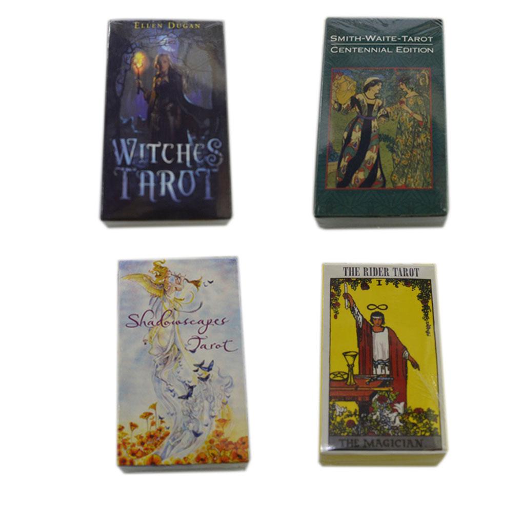 78Pcs Rider Waite Tarot Deck Cards English Full Version Commemorative Edition