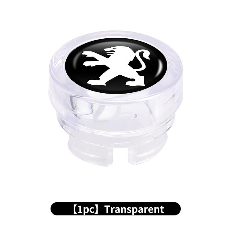 

2026 Hot Car Sticker Car Cigarette Lighter Plug Dust Cover Button Socket Protective Cap For Peugeot 2008 3008 307 308 206 207 20 прозрачный