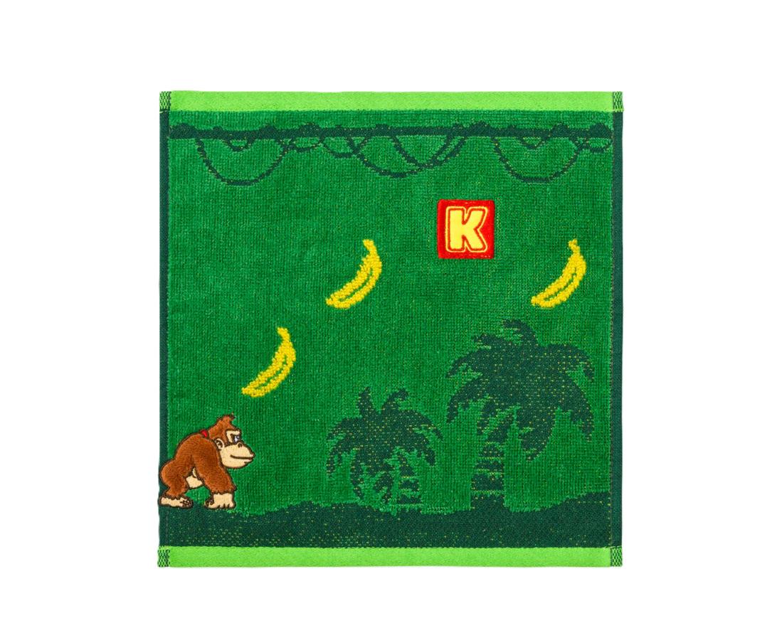 

NINTENDO TOKYO Ограниченное полотенце для рук Зелёное Серия Donkey Kong Япония НОВОЕ