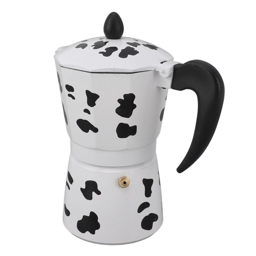 Milk Cow Color   Pot Aluminum Coffee Pot Coffee Maker for Home Cafe Outdoor Activities Camping Travel
