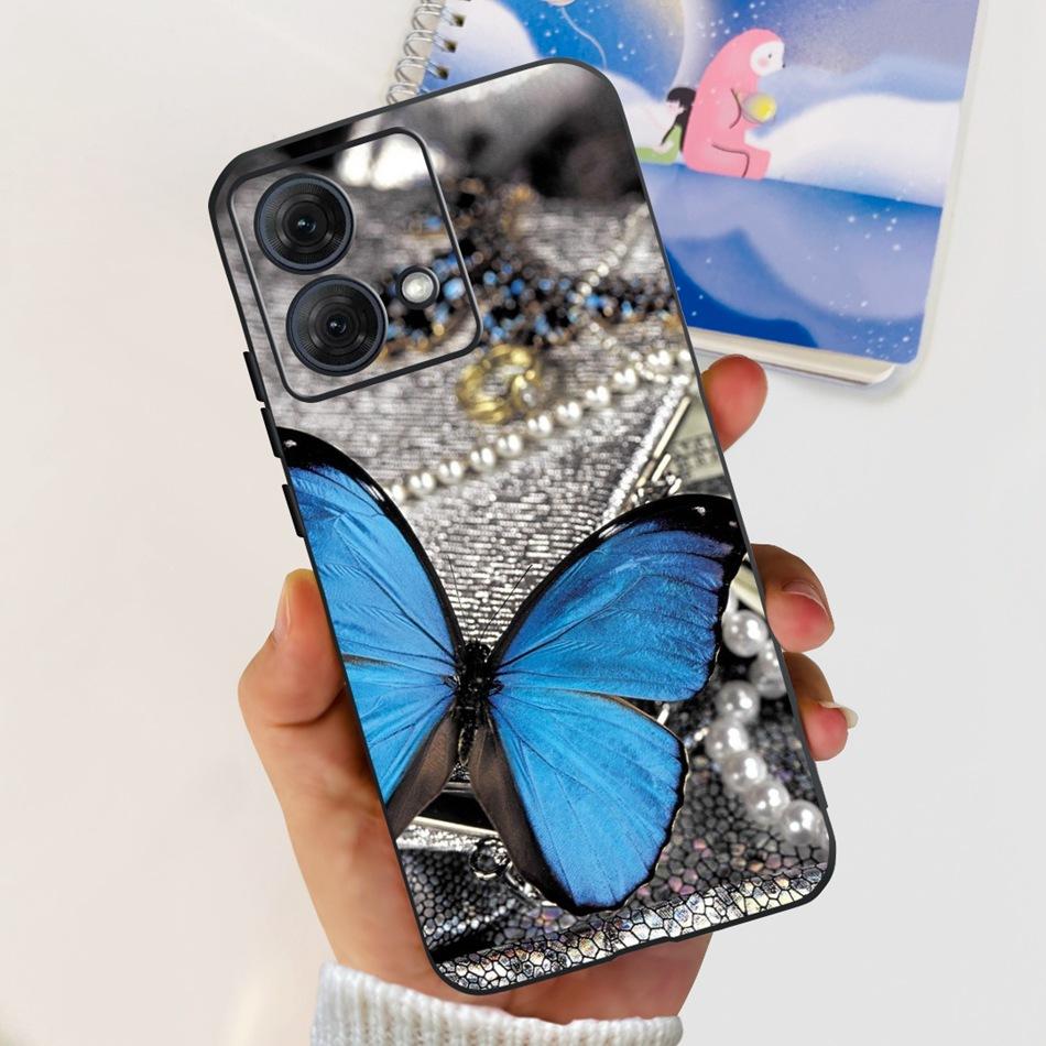 For Motorola Moto G84 Case MotoG84 G 84 5G 2023 Cute Painted Soft Silicone TPU Phone Back Cover Bumper