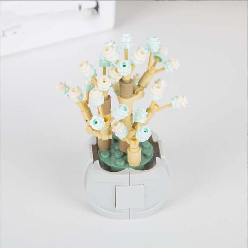 Assembly Plant Succulent Building Blocks Simulation Bouquet Potted Decoration