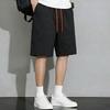 Men's Plus Size Bubble Fabric Sports Shorts, Loose Fit Drawstring Summer Shorts (5XL-12XL)