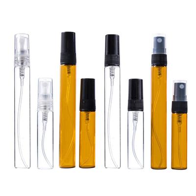 5/10Pcs 2ml 3ml 5ml 10ml Mini Portable Perfume Bottle Spray Refillable Cosmetic Sample Glass Bottling Empty Container