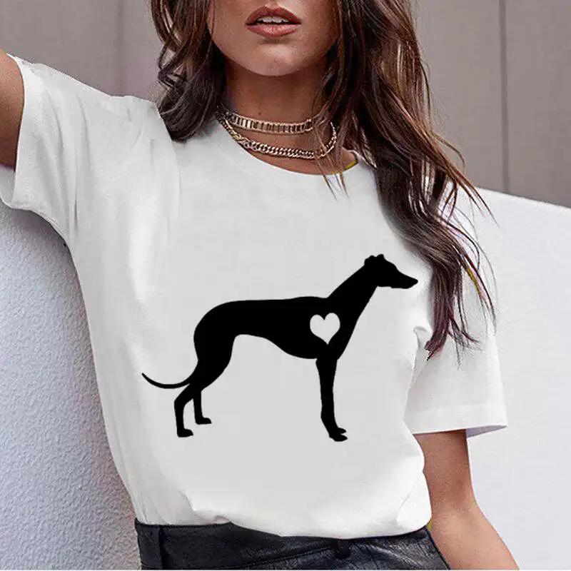 TShirt Unisex Beagle Cute Whippet Funny Dog Tshirt Collie Malinois Unisex Clothes Playeras De mujeres Graphic T Shirts Y2k