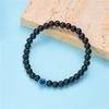 Turkish Blue Evil Eye 6mm Natural Stone Beaded Bracelets For Women Men Handmade Demon Eyes Elastic Bracelet Lucky Yoga Jewelry