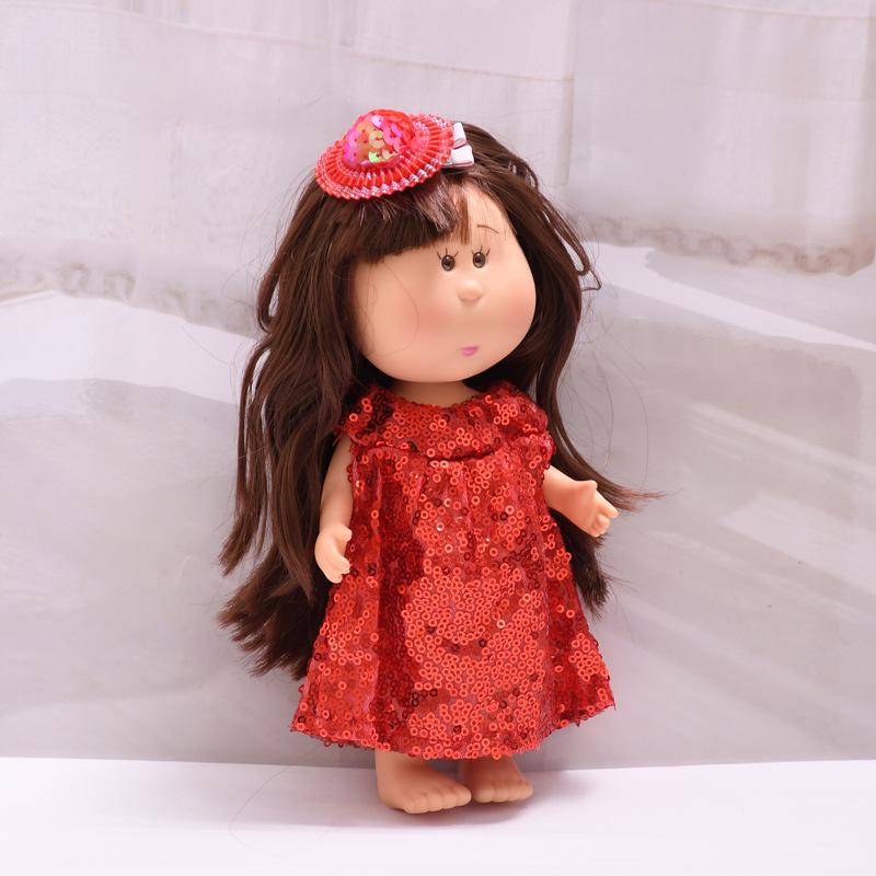 Spain Mia Potato Doll Outfit: 24cm Mia Dress-up Set with Sequin Skirt & Hat