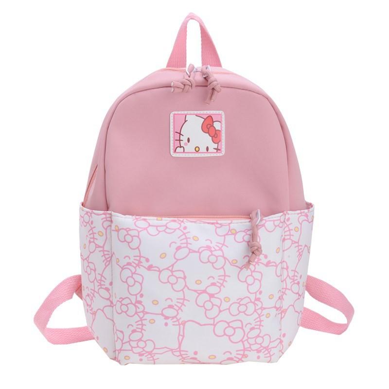 Kindergarten Primary School Students Schoolbag Cartoon Cute Foreign Contrast Color Children S Backpack Printed Children S Bag