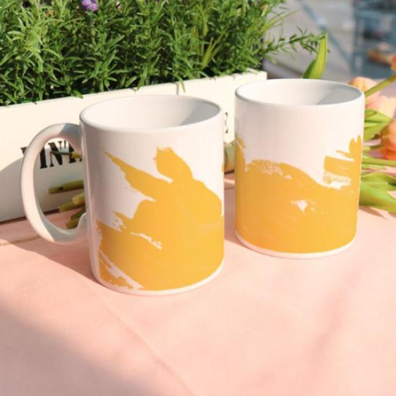 dc372-Design Mug 2p-Yellow Pattern