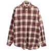 90s Old Check Pattern Long Sleeve Button Down Shirt S Men's Used