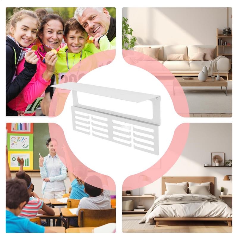 Trophy Wall Shelf Metal Award Hanger Wall Rack Display Stand Award Rack Kids Sports Fans Room Storage Living Room Baseball