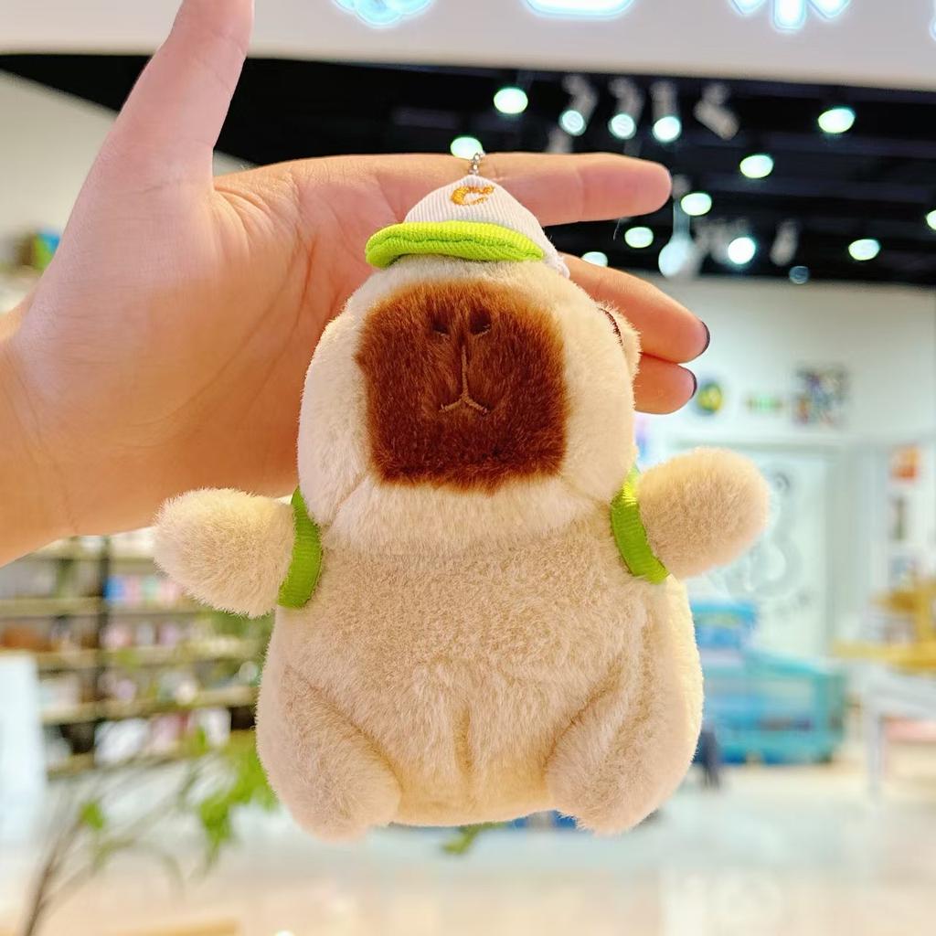10-15CM Kapibala Capybara Plush Toy Internet Celebrity Capybara Jun Doll Ugly Cute Doll Guinea Pig Doll Boys Girls Anime Kawaii