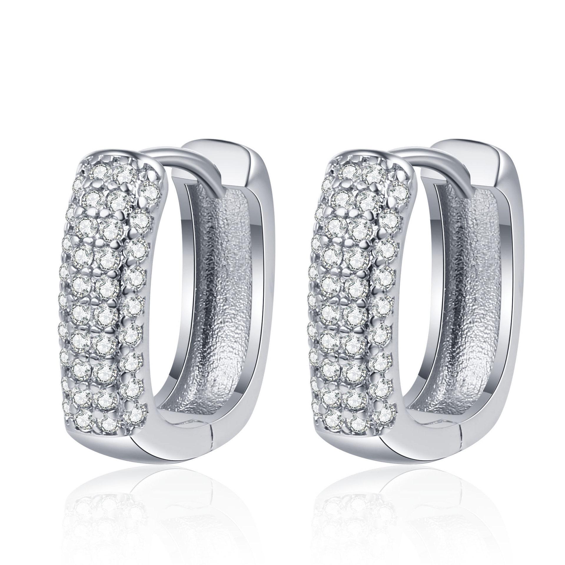 

Круглые серьги в стиле хип-хоп с бриллиантами, персонализированные микро-цирконовые мужские и женские застежки для ушей с бриллиантами