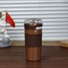 Shangqi Portable Insulated Coffee Mug with Pop-up Lid