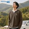 Jeanswest Men's Waffle Knit Layered Long Sleeve Tee