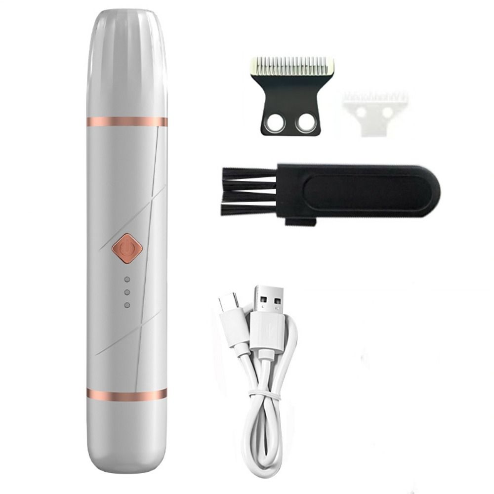 LED Pet Dog Paw Trimmer 2-in-1 Dog Cat Hair Trimmer Electric Grooming Clippers  for Cats and Dogs